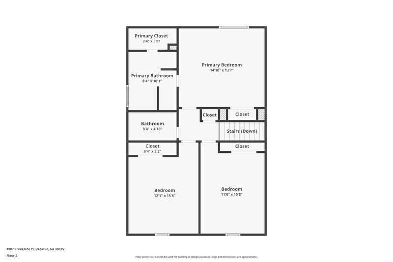 1,780/Mo, 4907 Creekside Pl Decatur, GA 30035 Floor Plan View 2