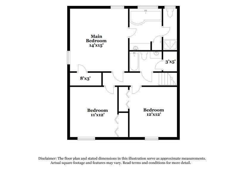 1,830/Mo, 212 Wildwood Dr Stockbridge, GA 30281 Floorplan View 3
