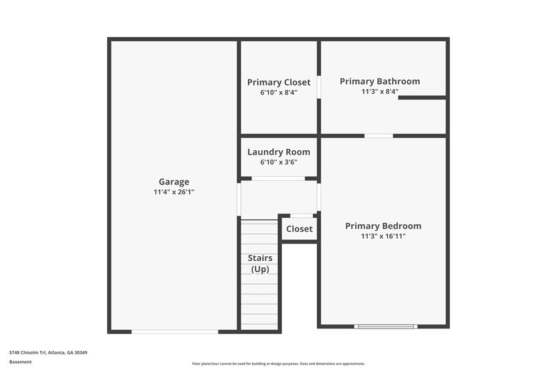 1,785/Mo, 5748 Chisolm Trail Atlanta, GA 30349 Floorplan View