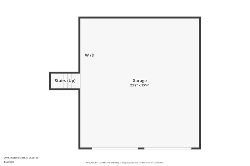 1,660/Mo, 200 Campbell Dr Dallas, GA 30132 Floor Plan View