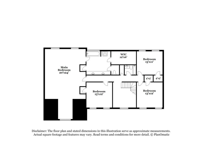 2,445/Mo, 5943 Duren Fields Pl Lithonia, GA 30058 Floor Plan View 2