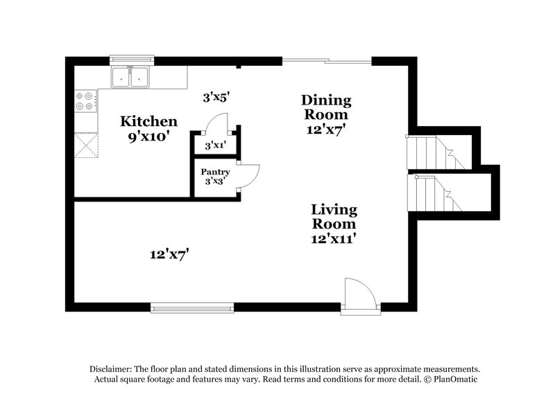 1,610/Mo, 5201 Scarbrough Ln Stone Mountain, GA 30088 Floor Plan View 2