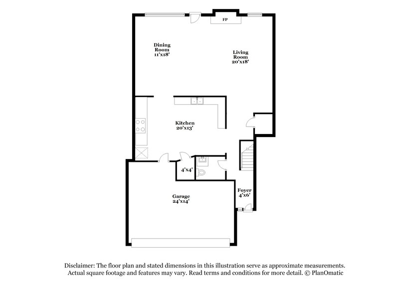 1,930/Mo, 6450 Splitpine Ct Atlanta, GA 30349 Floor Plan View