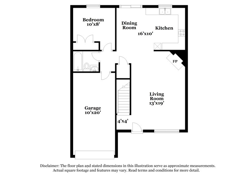 1,920/Mo, 7152 Ravenwood Ln Lithonia, GA 30038 Floor Plan View