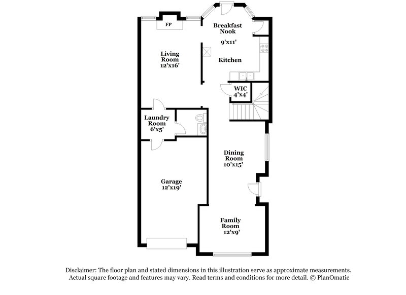 1,810/Mo, 3798 Riverside Causeway Decatur, GA 30034 Floor Plan View
