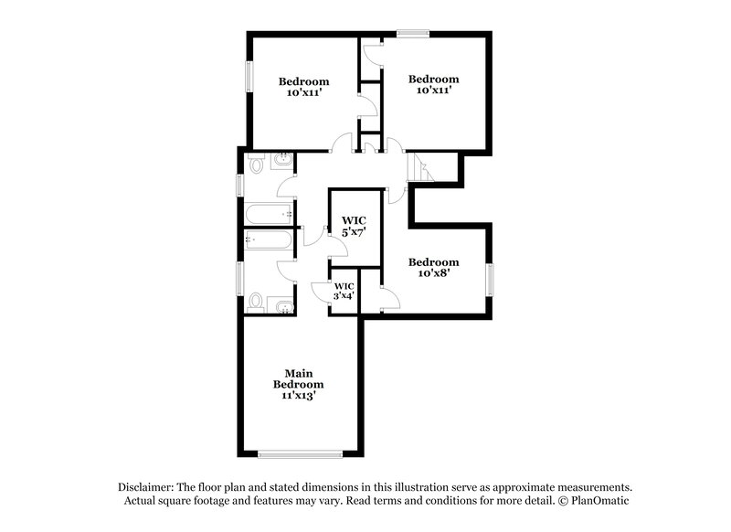 1,810/Mo, 3798 Riverside Causeway Decatur, GA 30034 Floor Plan View 2