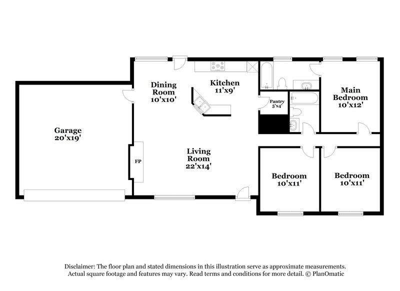 1,530/Mo, 99 Cliff View Dr Rockmart, GA 30153 Floor Plan View