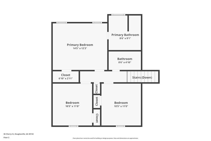 1,740/Mo, 36 Cherry Ct Douglasville, GA 30134 Floor Plan View 3