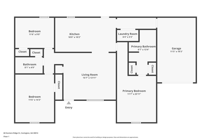 1,640/Mo, 60 Hunters Ridge Ct Covington, GA 30014 Front View 3