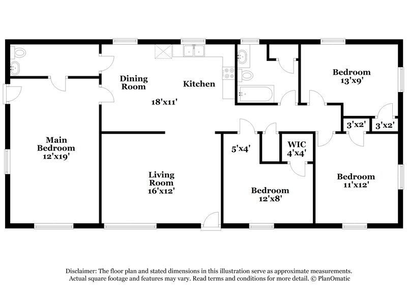 1,560/Mo, 1785 McCollum Rd SW Conyers, GA 30094 Floorplan View
