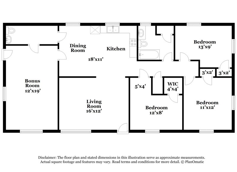 1,435/Mo, 1785 McCollum Rd SW Conyers, GA 30094 Floorplan View