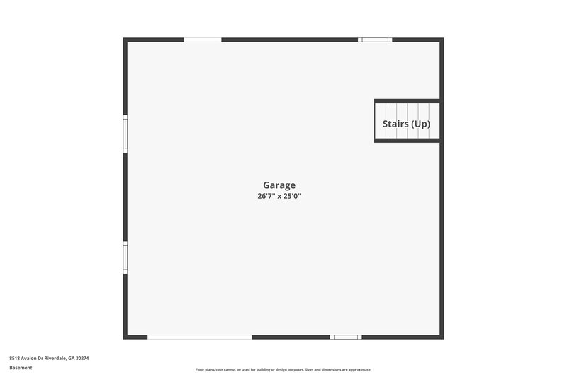 1,770/Mo, 8518 Avalon Dr Riverdale, GA 30274 Floor Plan View 3