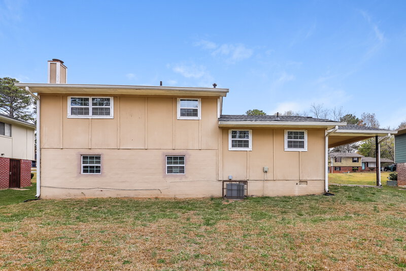 1,440/Mo, 582 Wexwood Dr Riverdale, GA 30274 Rear View 2