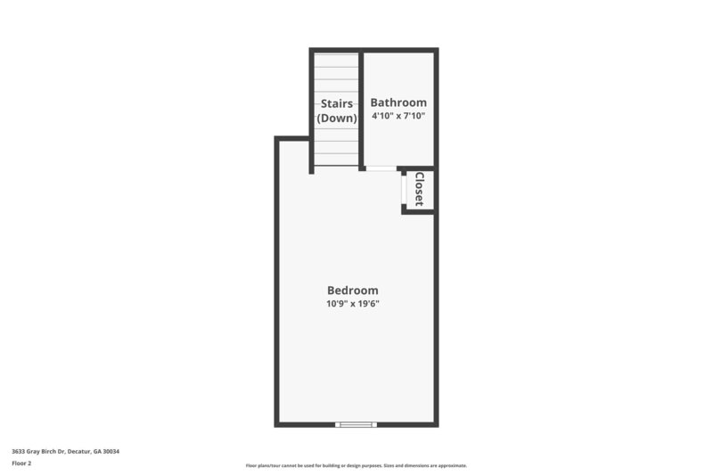 1,955/Mo, 3633 Gray Birch Dr Decatur, GA 30034 Floorplan View 2