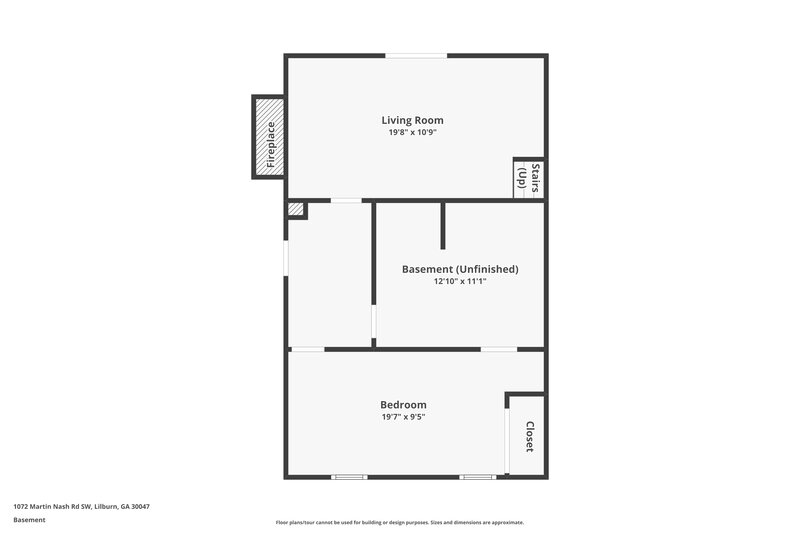 1,975/Mo, 1072 Martin Nash Rd SW Lilburn, GA 30047 Floor Plan View