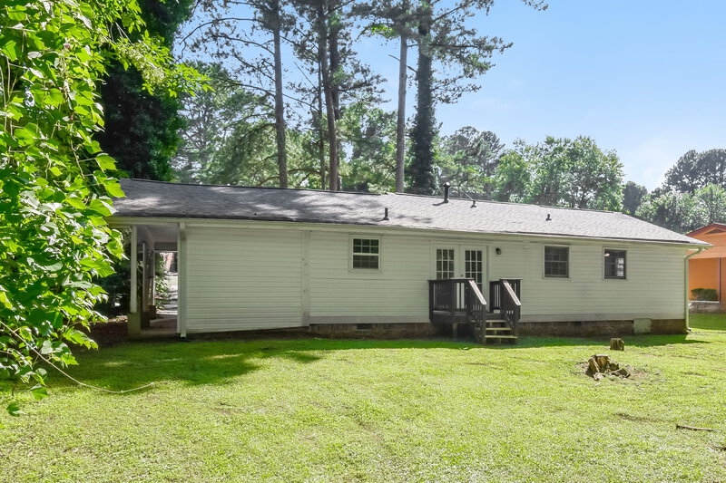 1,560/Mo, 1009 Forest Valley Dr SE Atlanta, GA 30354 Rear View