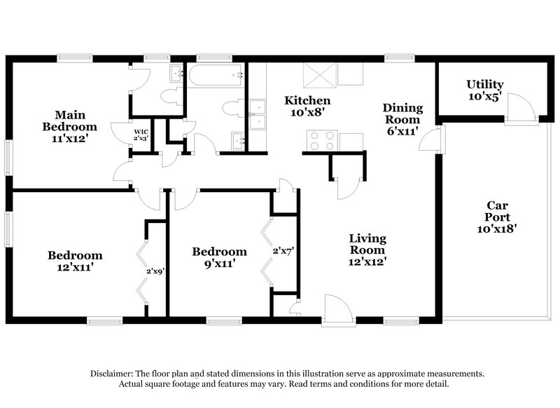 1,470/Mo, 64 George Lemon Dr McDonough, GA 30253 Floorplan View
