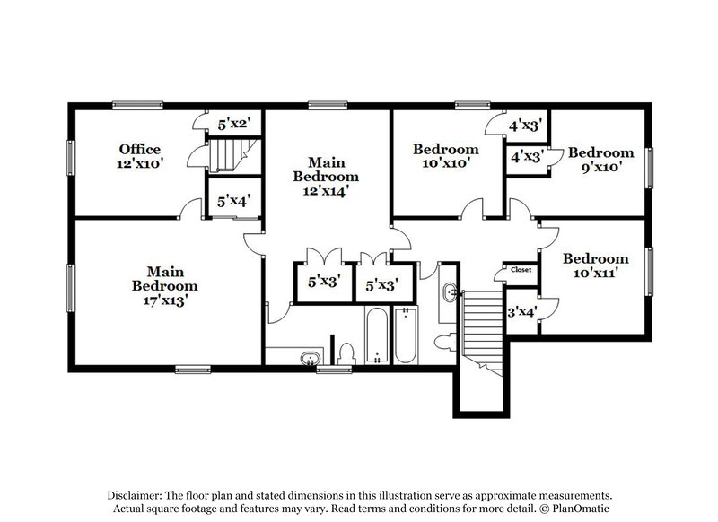 2,270/Mo, 2264 Old Concord Dr SE Covington, GA 30016 Floorplan View 2