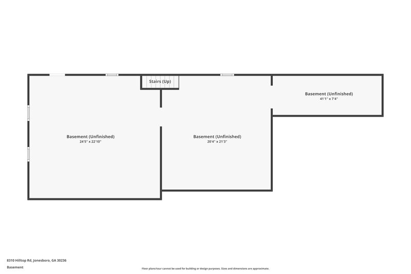 1,570/Mo, 8310 Hilltop Rd Jonesboro, GA 30236 Floor Plan View