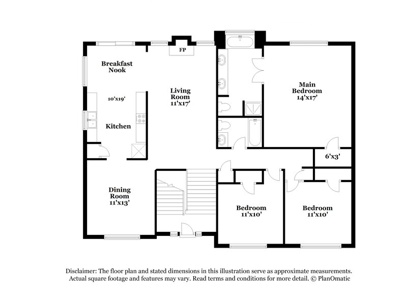 3,130/Mo, 2526 Riverwood Spg Ellenwood, GA 30294 Floor Plan View 2