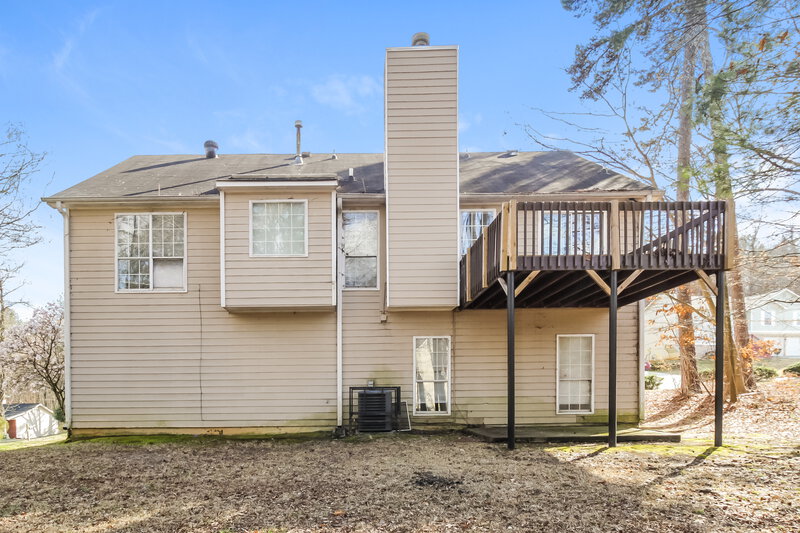 3,130/Mo, 2526 Riverwood Spg Ellenwood, GA 30294 Rear View