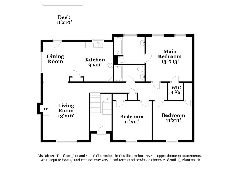 1,680/Mo, 550 Austin Bridge Rd Douglasville, GA 30134 Floorplan View