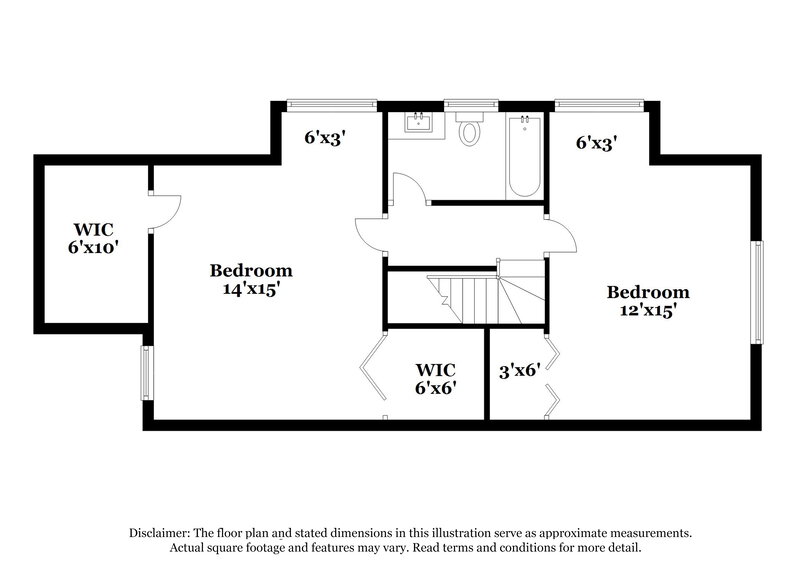 2,840/Mo, 1401 OVERWOOD Trace Snellville, GA 30078 Floor Plan View 2