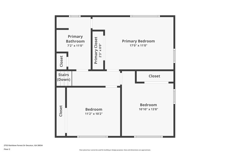 2,085/Mo, 2753 Rainbow Forest Dr Decatur, GA 30034 Floorplan View 2