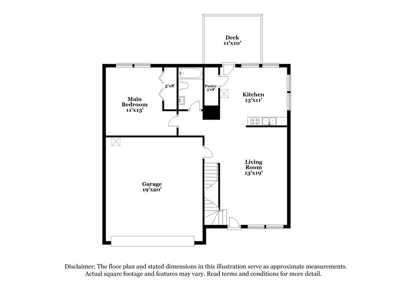 1,955/Mo, 7957 Lakewind Ct Douglasville, GA 30134 Floor Plan View