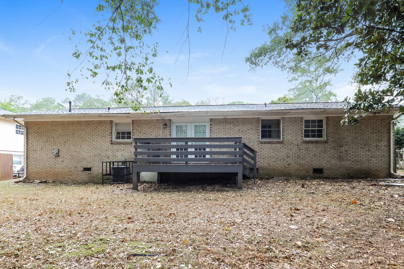 1,590/Mo, 235 HURST Point College Park, GA 30349 Rear View