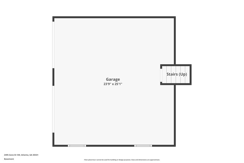 1,665/Mo, 2495 ZANE Drive Atlanta, GA 30331 Floorplan View 3