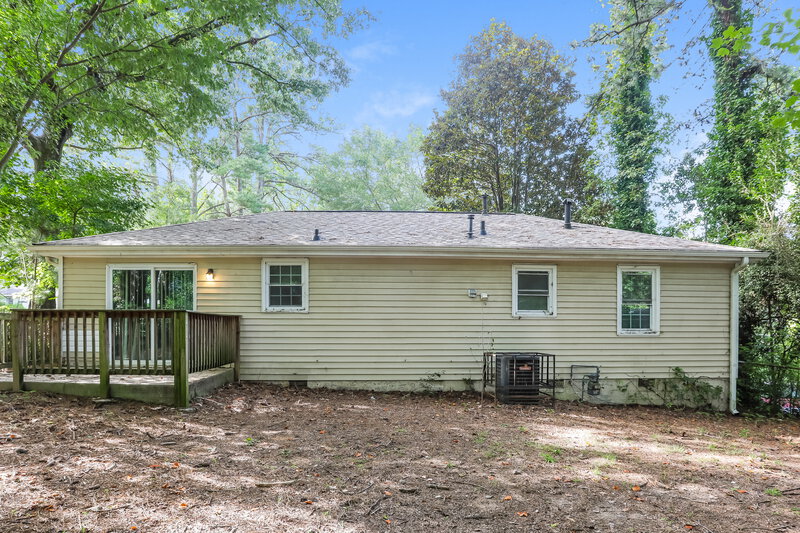 1,850/Mo, 2743 Argyle Dr NW Atlanta, GA 30318 Rear View