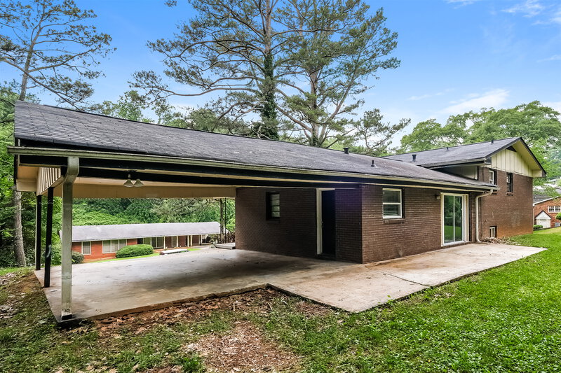 2,170/Mo, 2842 Zane Grey Dr SE Atlanta, GA 30316 Rear View