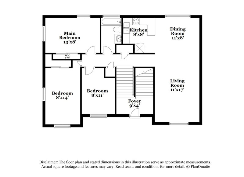 1,865/Mo, 3523 Forrest Park Road Atlanta, GA 30354 Floor Plan View 2