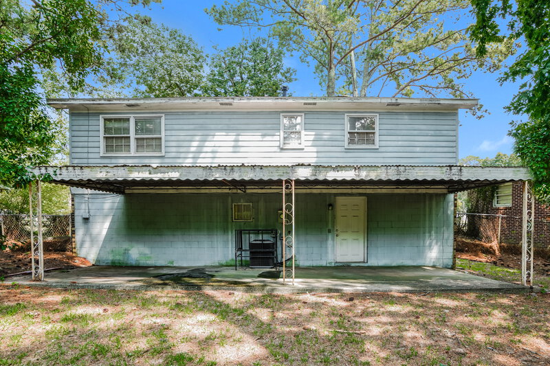 1,865/Mo, 3523 Forrest Park Road Atlanta, GA 30354 Rear View