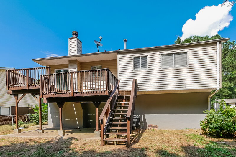 2,550/Mo, 4522 Doral Dr SW Atlanta, GA 30331 Rear View