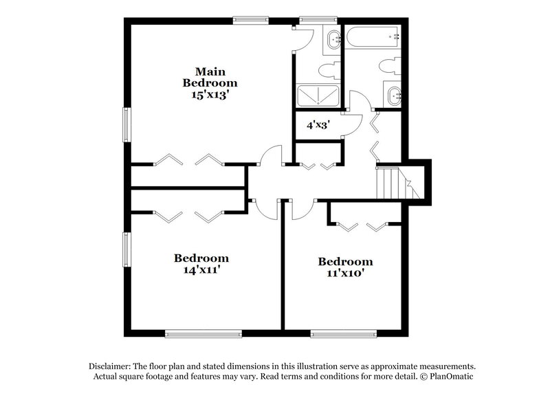 2,285/Mo, 4676 Pueblo Dr SW Atlanta, GA 30331 Floor Plan View 2