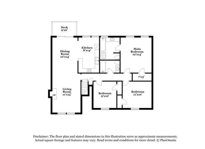 1,855/Mo, 1461 Devon Mill Way Austell, GA 30168 Floor Plan View 2
