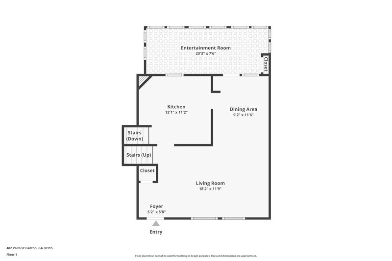 0/Mo, 482 Palm St Canton, GA 30115 Floorplan View 3