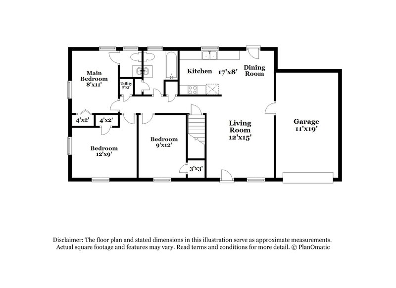 1,985/Mo, 6325 Wellington Way Austell, GA 30106 Floor Plan View