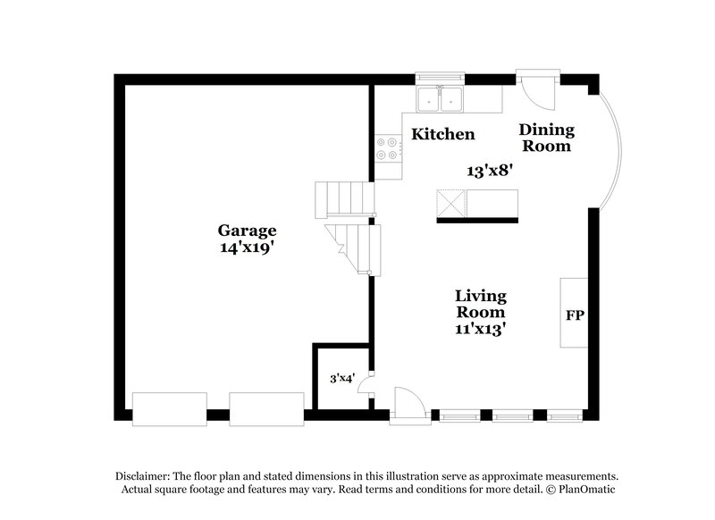 2,030/Mo, 6398 Grafton Ct Austell, GA 30168 Floor Plan View