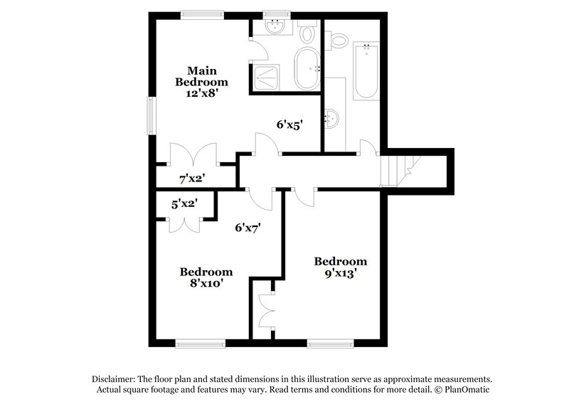 2,030/Mo, 6398 Grafton Ct Austell, GA 30168 Floor Plan View 2