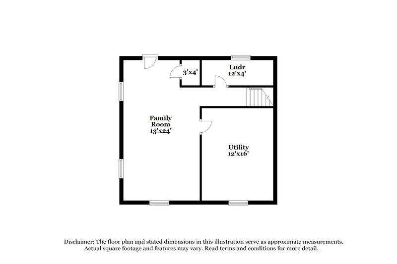 2,200/Mo, 3840 Benchmark College Park, GA 30349 Floorplan View 3