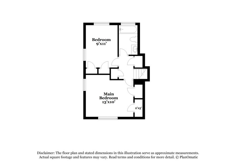1,670/Mo, 5535 Longmeadow Ln College Park, GA 30349 Floor Plan View 2