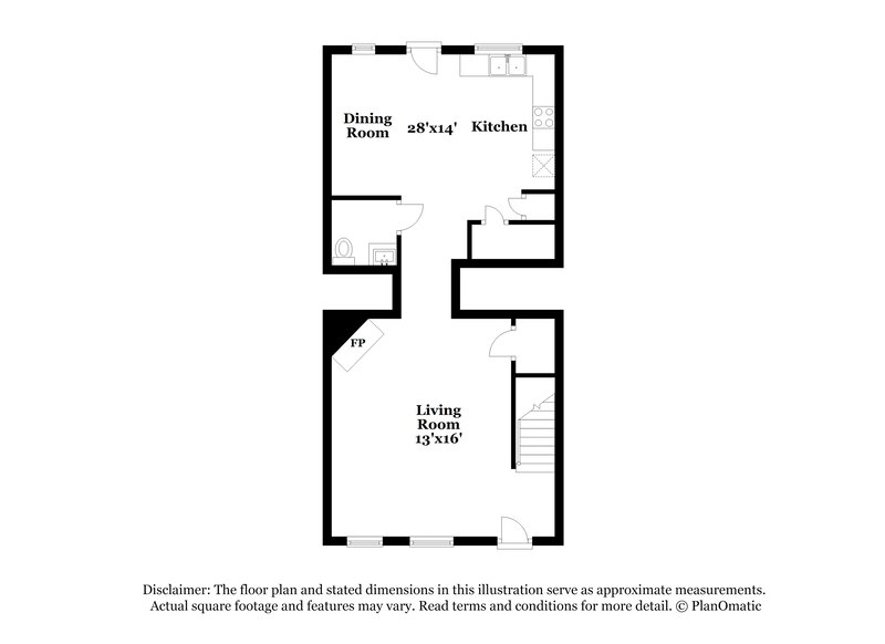 1,350/Mo, 1103 Mccords Cor NW Conyers, GA 30012 Floor Plan View 2