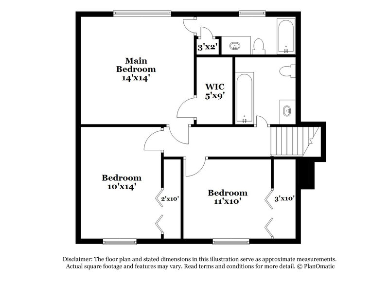 1,755/Mo, 1566 Cherry Hill Rd SW Conyers, GA 30094 Floor Plan View 3