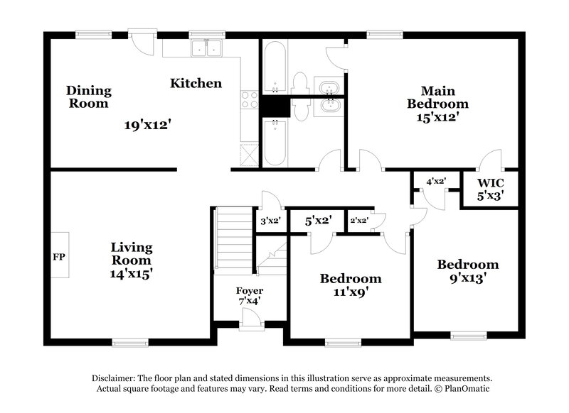 2,830/Mo, 1589 Cherry Hill Ln Conyers, GA 30094 Floor Plan View