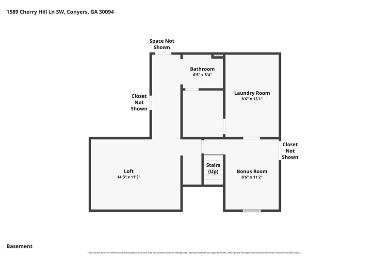 1,935/Mo, 1589 Cherry Hill Ln SW Conyers, GA 30094 Floor Plan View 2