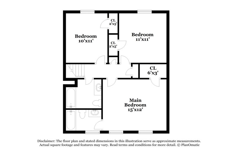 2,015/Mo, 1731 Underwood Dr Conyers, GA 30013 Floor Plan View