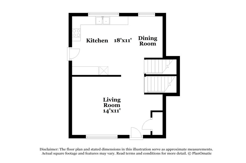 2,015/Mo, 1731 Underwood Dr Conyers, GA 30013 Floor Plan View 3